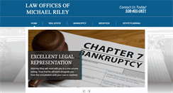 Desktop Screenshot of michaelrileylaw.com